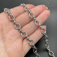Цепь №41 цвет серебро 10 мм