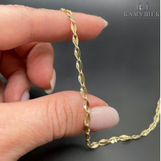 Цепь №56-1 цвет золото 3 мм