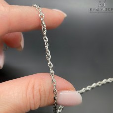 Цепь №57 цвет серебро 3*4,4 мм