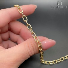 Цепь №68-1 цвет золото 7,8*5 мм