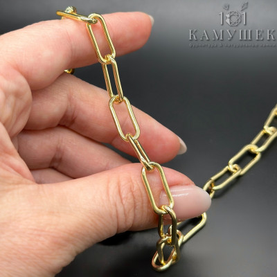 Цепь №69-1 цвет золото 7 мм