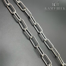 Цепь №69 цвет серебро 7 мм