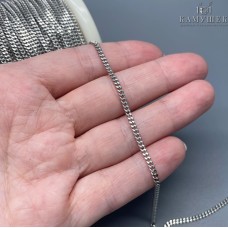 Цепь №84 цвет серебро 2,5*2 мм