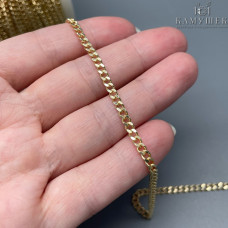 Цепь №86-1 цвет золото 3 мм