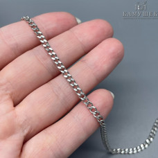 Цепь №86 цвет серебро 3 мм
