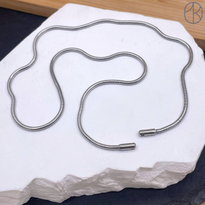 Цепь основа сталь цвет серебро 2 мм