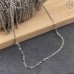 Цепь сталь №104С цвет серебро 1,7 мм