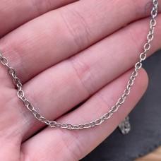 Цепь сталь №106С цвет серебро 2,5 мм