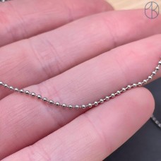 Цепь сталь №115С цвет серебро 1,5 мм
