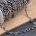 Цепь сталь №121С цвет серебро 19 мм