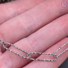 Цепь сталь №123С цвет серебро 20 мм