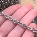 Цепь сталь №127С цвет серебро 7 мм