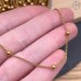 Цепь сталь №129-1С цвет золото 3,5 мм