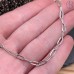 Цепь сталь №83С цвет серебро 7 мм