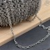 Цепь сталь №95С цвет серебро 8 мм