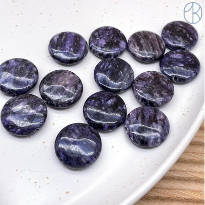 Чароит круг 20 мм штучно