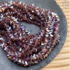 Чешское стекло №165 6,5 мм треугольник