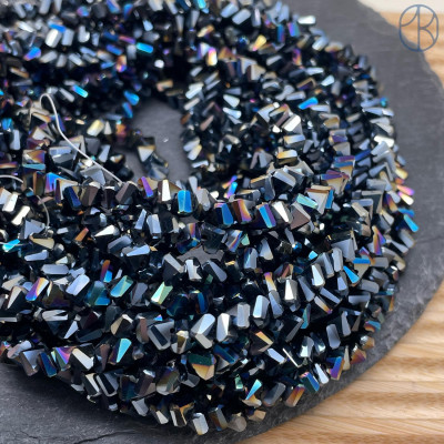 Чешское стекло №170 6,5 мм треугольник Чешское стекло №170 6,5 мм треугольник