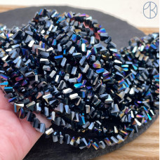 Чешское стекло №170 6,5 мм треугольник