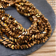 Чешское стекло №171 6,5 мм треугольник