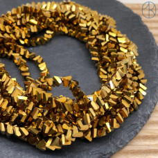 Чешское стекло №172 6,5 мм треугольник