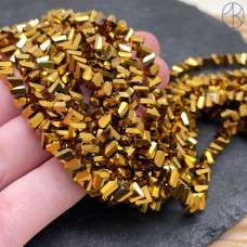 Чешское стекло №172 6,5 мм треугольник