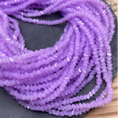 Чешское стекло №185 4,5 мм треугольник