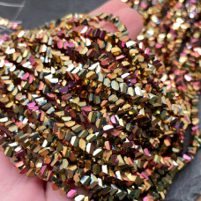 Чешское стекло №192 4,5 мм треугольник Чешское стекло №192 4,5 мм треугольник