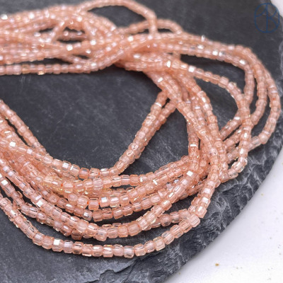 Циркон куб огранка шампань №1 куб 2,5 мм (кубический цирконий, фианит) 