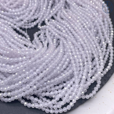 Циркон огранка белый 3 мм (кубический цирконий, фианит) 