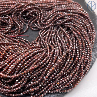 Циркон огранка гранатовый 2 мм (кубический цирконий, фианит) 