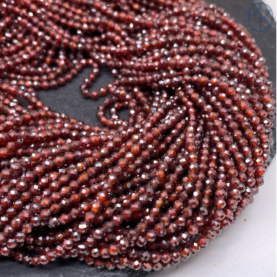 Циркон огранка гранатовый 3 мм (кубический цирконий, фианит) 