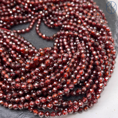 Циркон огранка гранатовый 4 мм (кубический цирконий, фианит) 