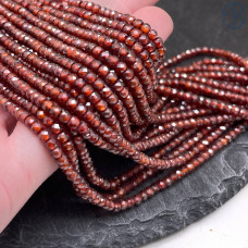 Циркон огранка гранатовый рондель 3 мм (кубический цирконий, фианит) 