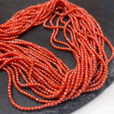 Циркон огранка оранжевый 2 мм (кубический цирконий, фианит) 