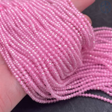 Циркон огранка розовый №1 2 мм (кубический цирконий, фианит) 