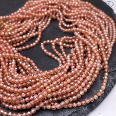 Циркон огранка шампань №1 3 мм (кубический цирконий, фианит) 