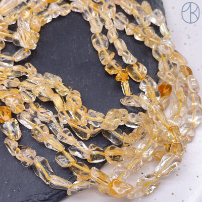 Цитрин галтовка ~ 6-8 мм