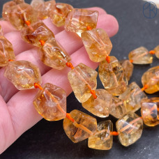 Цитрин огранка фриформ ~14-16 мм Цитрин огранка фриформ ~14-16 мм