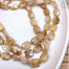 Цитрин прямоугольник огранка 10х8 мм