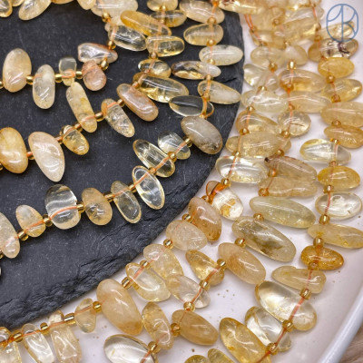 Цитрин сколы ~ 12-16 мм