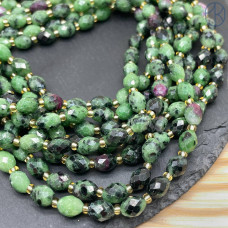 Цоизит овал огранка ~ 8 мм