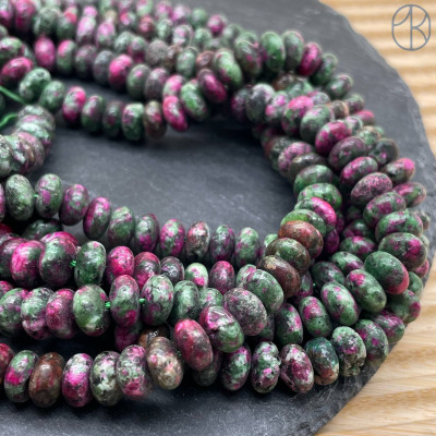 Цоизит рондель ~ 8х5 мм