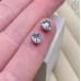 Цвет серебро, Подв-ка Сердце мини сиреневый циркон 6,5*8мм