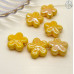 Цветок, керамика, цвет желтый 18 мм штучно