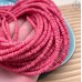 Диски из ракушек, цвет красный 4 мм