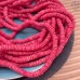 Диски из ракушек, цвет красный 6 мм