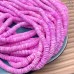 Диски из ракушек, цвет розово-сиреневый 6 мм