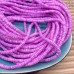 Диски из ракушек, цвет сиреневый 4 мм