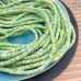 Диски из ракушек, цвет зелено-желтый 4 мм